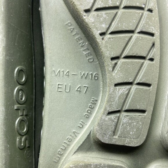 OOFOS OOahh Sport Recovery Slide/Sandal Mens 12 Womens 14 - Picture 4 of 5